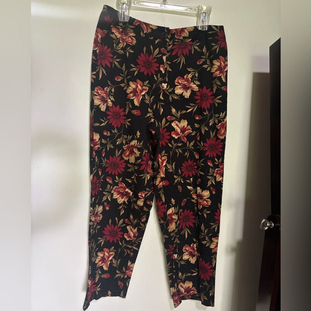 Talbots Floral Print Pants